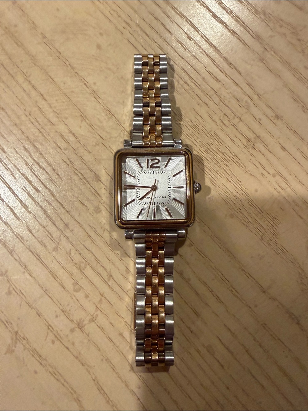 Marc Jacobs two toned watch